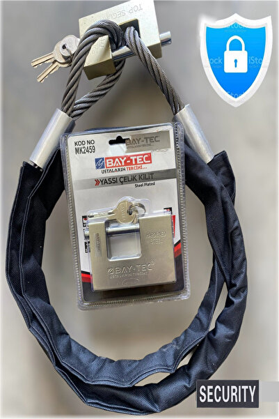 PADRİ motorsiklet 16 mm 3 metre  Kesilmez Çelik Halat Motosiklet Bağlama Hala...