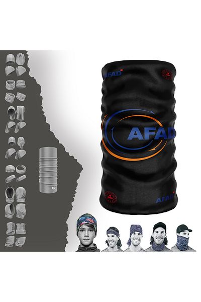e-Taktik Afad Seamless Tube Neck Collar Mask Beanie Hair Band