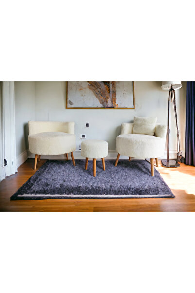 BEYLERBEYİ Çay Seti İkili Koltuk Berjer Ve Puf Takımı (salon, Balkon, Ofis) 3...