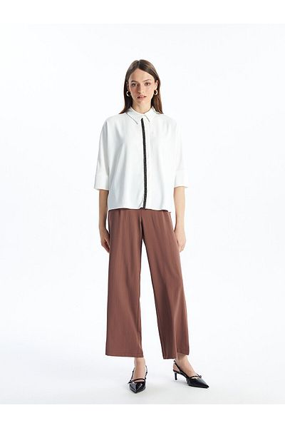 LC Waikiki Oversize obyčejná dámská košile
