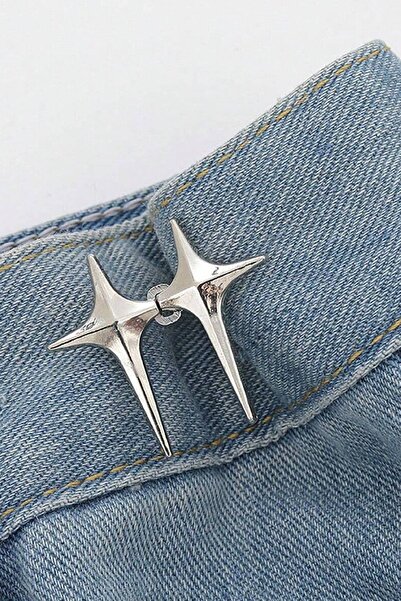 Smoof 1 Çift Pantolon Etek Şort Daraltıcı Ayarlanabilir Klips Pens