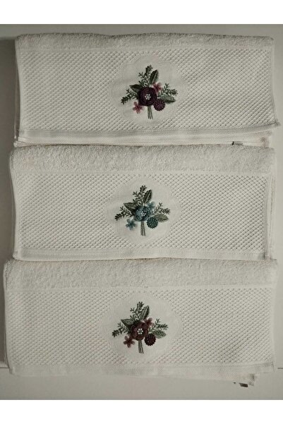 HMZ MORMENEKŞE HMZ ТЕКСТИЛЬНИЙ ПАНЕЛЬНИЙ ВЗОРЕЦЬ З БАВОВНИ 3 ШТ. 50X90 РУШНИК ДЛЯ ОБЛИЧЧЯ. ДЛЯ ВИПРАВЛЕННЯ, ЩОДЕННОГО ВИКОРИСТАННЯ.