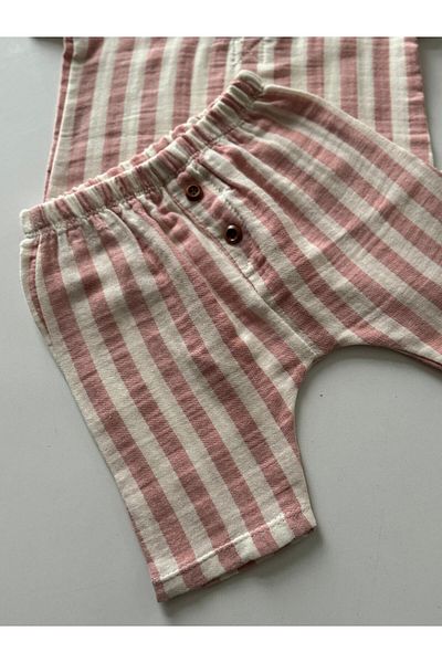 Bumbo Hep Modam - 100% Cotton Muslin Baby Shorts Set