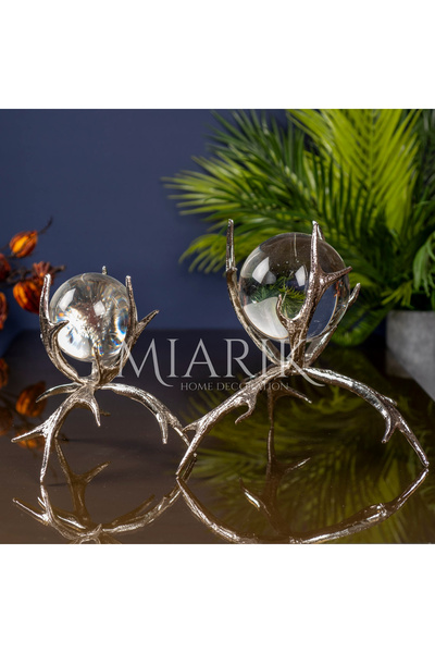 MIARIK DESIGN & DEKORASYON Dekoratif Boynuz kristal Obje