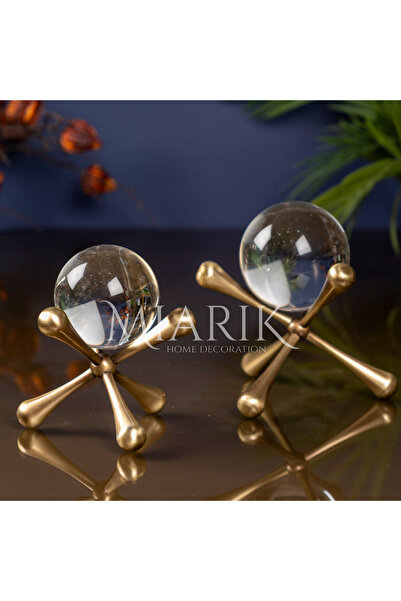 MIARIK DESIGN & DEKORASYON Dekoratif Molekul Kristal Obje