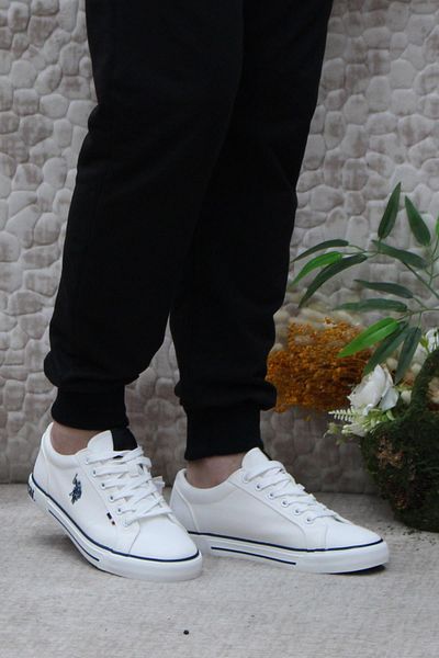 U.S. Polo Assn. Η.Π.Α. Polo Assn. Teo Tex White Len Sneaker - Ανδρικά Παπούτσια