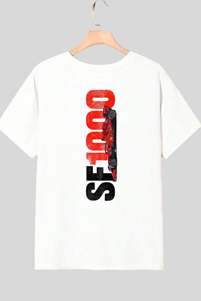 AEMİ Unisex Formula F1 majica 100% pamuk Oversize kroj Štampano T-shirt