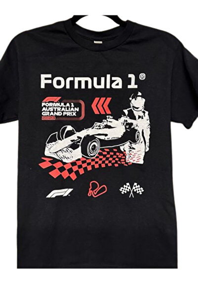AEMİ Unisex Formula F1 majica 100% pamuk Oversize kroj Štampano T-shirt