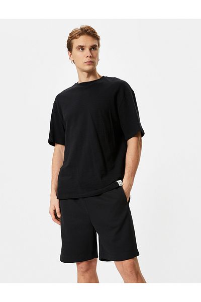 Koton Bermudashorts mit Schnürung in der Taille und Taschendetail