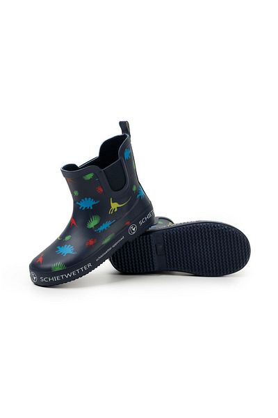 SCHIETWETTER Gummistiefel halbhoch Dinoprint Wasserdicht, Bewegungsfreiheit, gefüttert