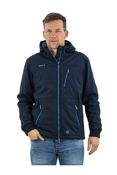 First B Softshelljacke "albero", Funktionsjacke Mit Fleecefutter Wasserdicht, Winddicht