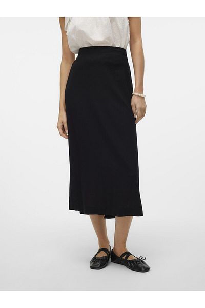 Vero Moda Rock Vmmymilo Hohe Taille Langer Rock