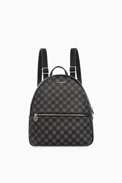 CENGİZ PAKEL Cengiz Pakel Monogram Shore Women's Backpack 7286p-black