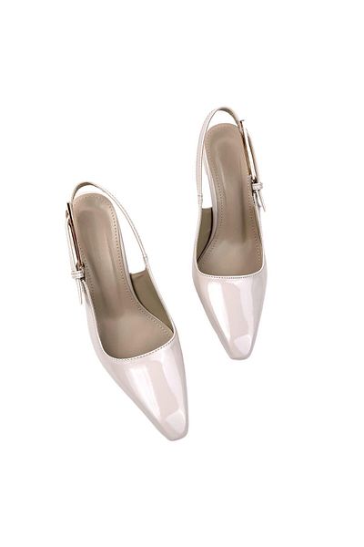 bescobel Women's Lerya Skin Patent Leather Patent Leather Heeled Shoes 9 cm 5118