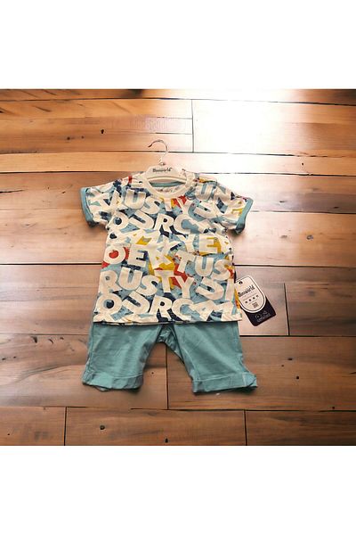 Miniworld MINIWORLD MEN'S LETTERS SHORTS SUIT