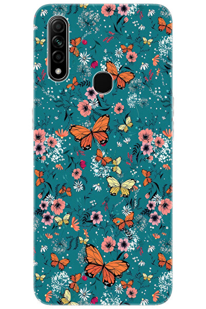 OPPO A31 (CPH2015) Uyumlu Kılıf Desen Baskılı Silikon Kelebek STK:680 CP-hVwpqHu