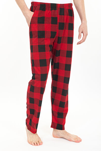 TAMPAP Men's Women's Plaid Sweatpants Checked Bottom