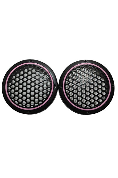 PRS 20CM PEMBE NEON LEDLİ HOPARLÖR KAPAĞI