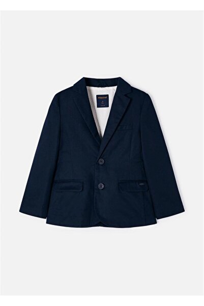 MAYORAL Erkek Çocuk Keten Blazer Ceket Lacivert 3486