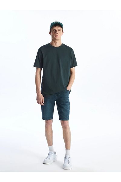 LC Waikiki Pantaloni scurți din blugi pentru bărbați LCW Jeans Slim Fit