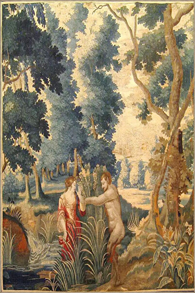 Rugs Modern Halı İnsan ve Orman Desenli Modern Dokuma Taban Halı miravip548