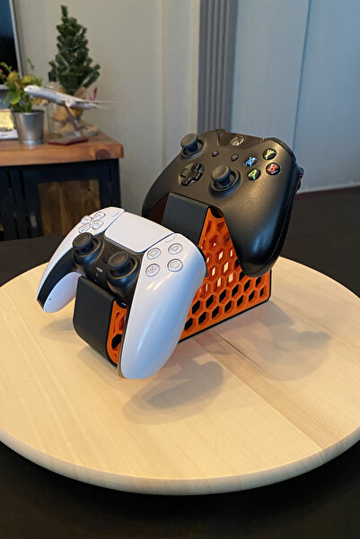 Kazanova Design İkili Xbox ve PS5 Oyun Kolu Tutucu Controller Stand Tüm Oyun ...