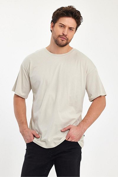 FİHA /9030-ΑΝΔΡΙΚΟ ΣΥΜΠΑΚΤΙΚΟ ΒΡΑΣΤΟ ΜΠΛΟΥΖΑ OVERSIZE - ΠΕΤΡΑ