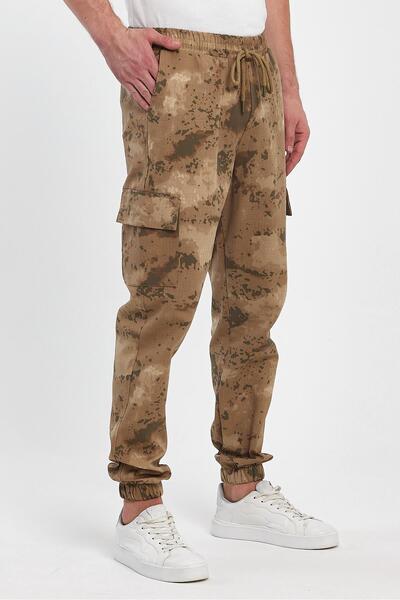 FİHA Ανδρική φόρμα καμουφλάζ Gabardine με υφαντό παντελόνι-καμουφλάζ