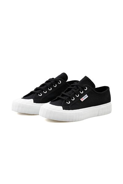 Superga 2630 Stripe Unisex Casual Shoes S00GRT0-F83-SP Black