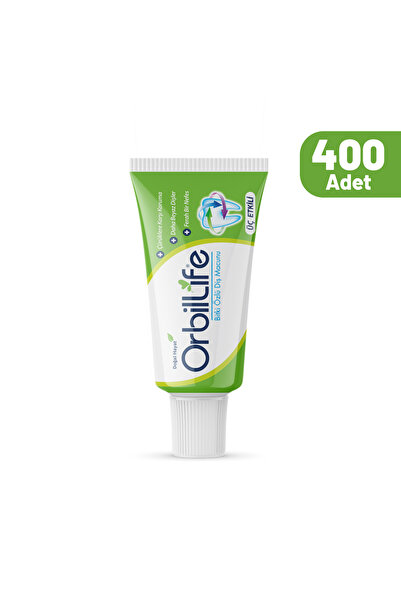 OrbilLife Üç Etkili Diş Macunu 10 ml (400 ADET), Buklet