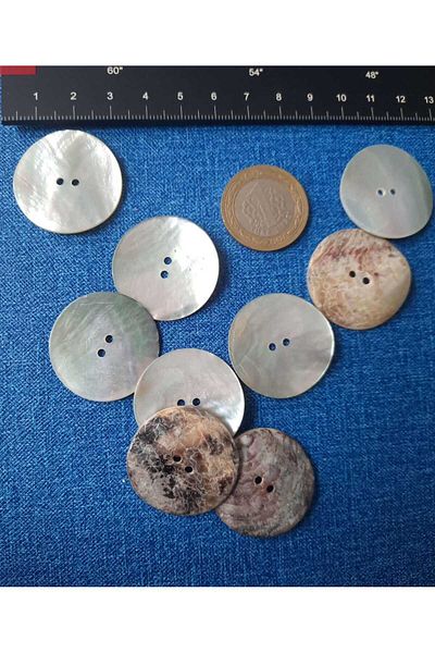 Beyna 1.QUALITY NATURAL REAL SEDEF 3 CM BUTTON 1 PACKAGE 8 PIECES