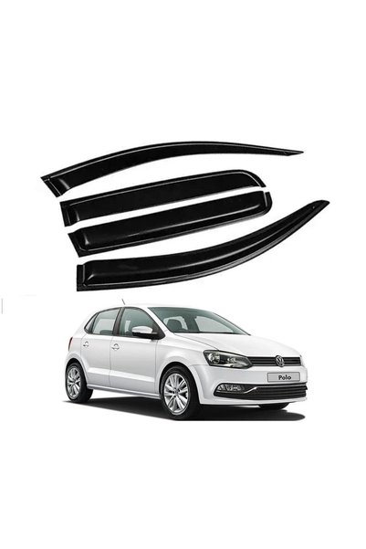 X POWER TUNİNG vw polo 6c 2015-2017 h.b 4.lü siyah mugen cam rüzgarlıgı