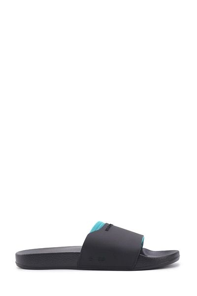 U.S. Polo Assn. Μαύρες ανδρικές παντόφλες US POLO ASSN 4M LIXIN 4FX 4FX