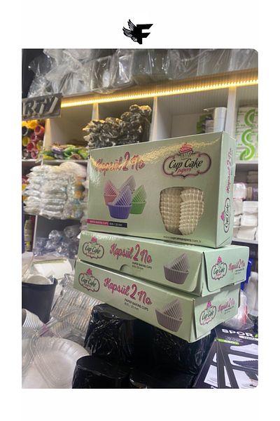 cupcake papers 1000 Li No 2 Capsules White