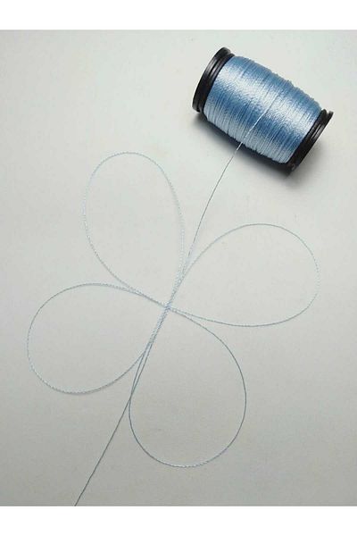 Eskişehir hobi sanat 0,2 mm 60 de metri șir de mărgele roz culoare albastru perlat (cel mai subțire șir de mărgele roz)