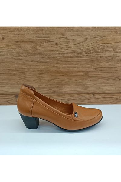 Mammamia Ya3840 Tan Genuine Leather Casual Women's Shoes
