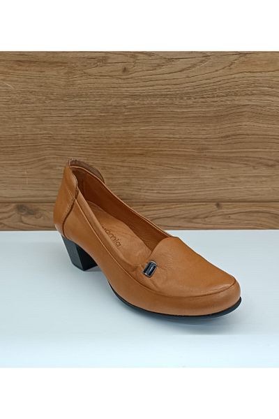 Mammamia Ya3840 Tan Genuine Leather Casual Women's Shoes