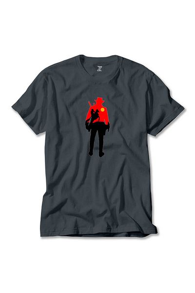 Z zepplin Red Dead Redemption 2 Cowboy Smok T-Shirt