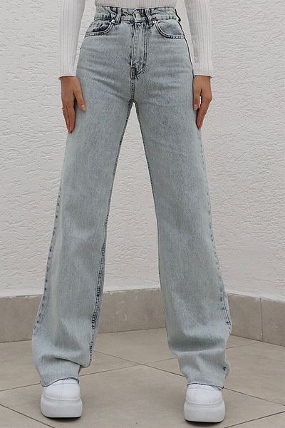 geenz manifacture Bella Donna Lycra Wide Leg Jeans - Loose Jeans