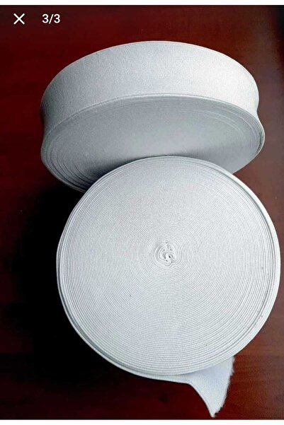 Beyna 5 CM TAILĂ ALBĂ, PĂRĂ ȘI GUMĂ DE PANTALON 1 PACHET 10 METRI