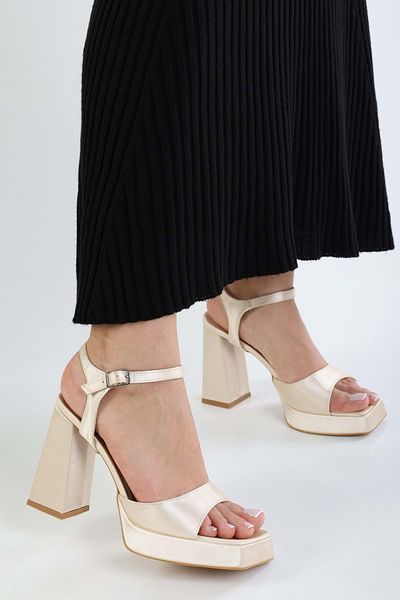 Shoeberry Pantofi cu toc pentru femei Edia Skin Satin