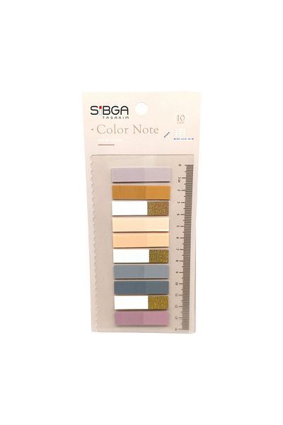 sibga tasarım Glitter Transparent Colored Postit Post-it Post ItBookmark Bookmark Postit Sticker Note Paper 200 Sheets