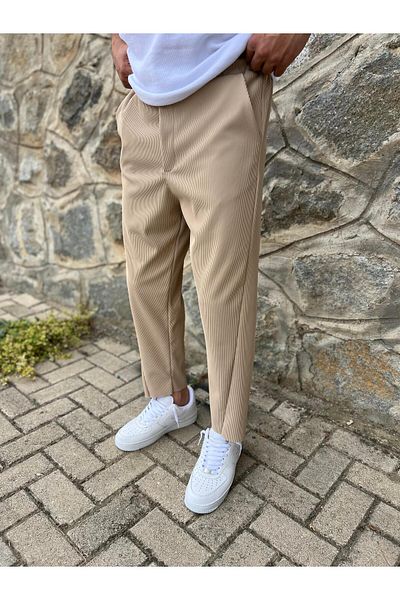 Offbeat Ribbed Loose Fit Boyfriend Jogger Pants