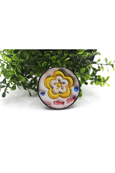 Tezcan Aksesuar Popsocket Telefon Tutacağı Desenli ve Baskılı Parmak Tutucu