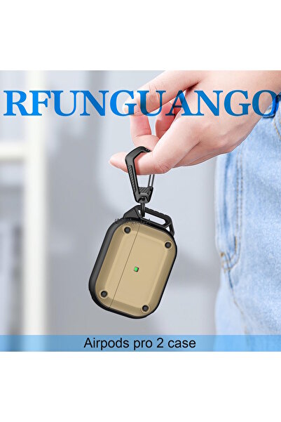 m.tk moveteck Pro 2.Nesil Kılıf Mıknatıslı Kopçalı Kançalı Kulaklık Kılıfı Askı Aparatlı Manyetik Military Silikon