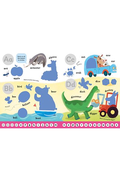 Usborne First Sticker Book ABC
