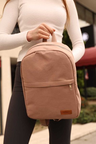 KIRASE Καθημερινό αθλητικό σακίδιο πλάτης Unisex από ύφασμα καμβά με θήκη και ρυθμιζόμενο λουράκι