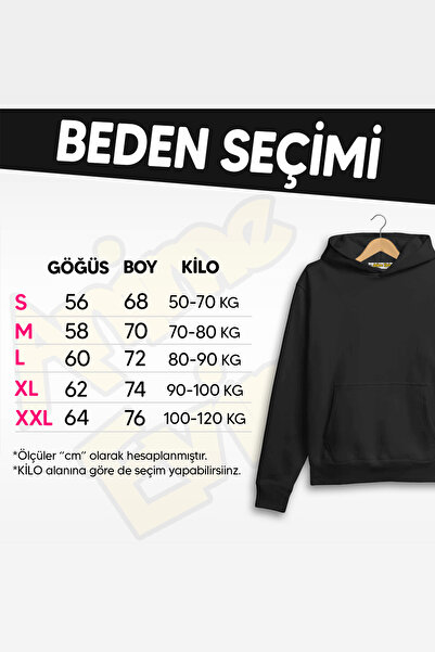 POPULUS Blue Lock Face Beyaz Kapşonlu Sweatshirt