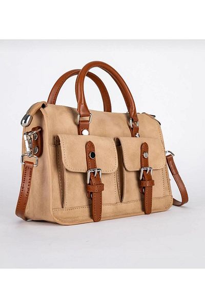 Jacquline Women's New Season Vegan Leather Adjustable Strap Crossbody Hand and Shoulder Bag