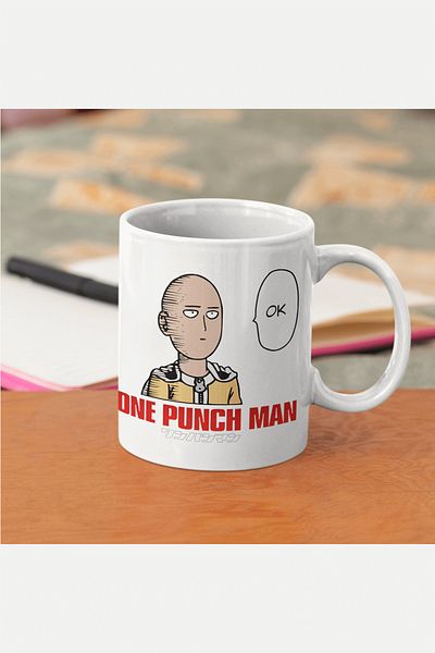 POPULUS One Punch Man Saitama Mug